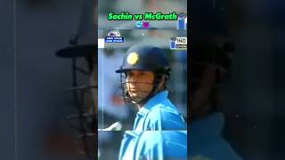 Sachin vs McGrath 🔥🥶 Epic Battle 🤯 shorts viral [upl. by Ahsiekit]