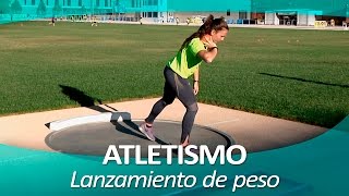 ATLETISMO 17  Lanzamiento de peso [upl. by Anelrihs274]