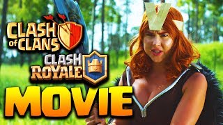 KNIGHT vs VALKYRIE  EPIC CLASH BATTLES  CLASH OF CLANS CLASH ROYALE MOVIE HD 2018 [upl. by Cathie]