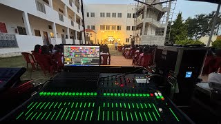 Live sound setup for a Gospel band  pope linearray Sound  soundscaft SI Expression 3 [upl. by Andria]