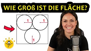 Ein schönes Geometrie Rätsel – Berechne die Fläche [upl. by Etteyniv]