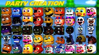 PLAY AS ANIMATRONICS FNAF WORLD The Return to Nightmares [upl. by Hayton]