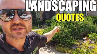 Saturday Landscaping Quotes with Keith Kalfas  10000 Landscaping Job [upl. by Gorrian51]