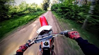 MORSKIE OKO NA SUPERMOTO 😬 WHEELIE W LESIE 🔥  MOTOKOTY VLOG [upl. by Adihaj]