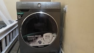 Hisense 12kg washdry review and demo🌸💡 hisensewashingmachine [upl. by Delores437]