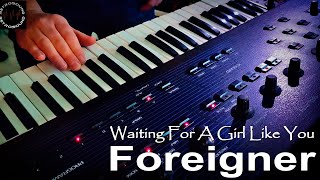 Foreigner Waiting For A Girl Like You  Vintage Synthesizer Recreation  RetroSound [upl. by Decima]