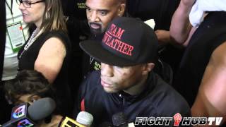 Floyd Mayweather Jr quotMiguel Cotto was my toughest opponentquot talks retirement [upl. by Clorinda101]