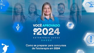 Como se preparar para concursos de fisioterapia em 2024 [upl. by Esnohpla]