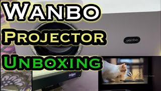 Wanbo X1 Max projector unboxing  Inlight Projector Screen  Prashant2max Vlogs [upl. by Damle]