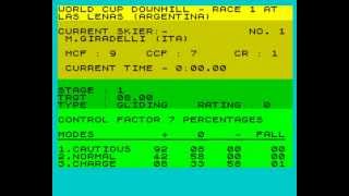 Downhill Champion Lambourne Games 1988 ZX Spectrum [upl. by Carlee]