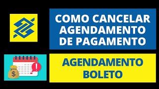 Como CANCELAR AGENDAMENTO DE PAGAMENTO  Agendamento Boleto [upl. by Yllim]