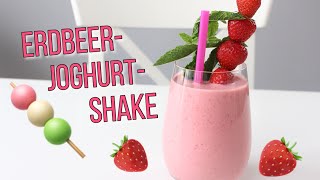 Rezept 🍓 ErdbeerJoghurtShake 🍓 ERDBEERLASSI  Super schnell und lecker lassi [upl. by Ajar]