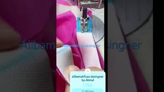 tag your friendalibamahfuza desingner shortstrending viral sewing elastic stitching [upl. by Dranoel]