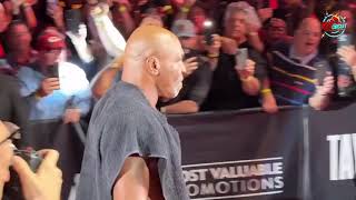 Watch Mike Tysons EPIC entrance vs Jake Paul as fans go WILD for him [upl. by Thanos949]