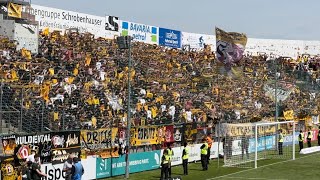 ⚫️🟡🔥 Dynamo Fans Auswärts in Haching SpVgg Unterhaching  Dynamo Dresden 12 11052024 [upl. by Franzen]