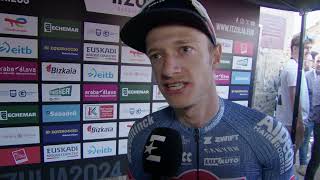 Quinten Hermans  Interview at the finish  Stage 3  Itzulia Basque Country 2024 [upl. by Eldora]