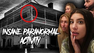 INSANE PARANORMAL ACTIVITY CAUGHT ON CAMERA HAUNTED COSMOPOLITAN HOTEL SCARY  PART 1 [upl. by Wane]