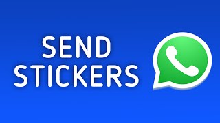 How to Send Stickers in WhatsApp on PC [upl. by Ayana594]