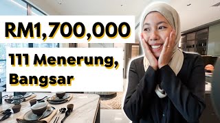 Luxury Condo Tour Inside 111 Menerung in Bangsar [upl. by Eerol]