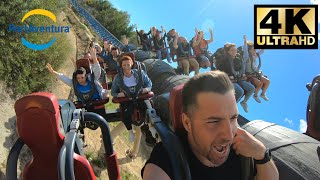 Furius Baco  OnRide  PortAventura  4K [upl. by Kathryn]