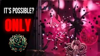 Defeating Nightmare Grimm King with ONLY Thorns of Agony Hollow Knight [upl. by Jaala]