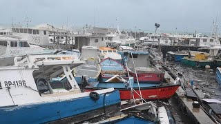 Hurricane Beryl devastates Grenadas Carriacou Island [upl. by Eylrac]