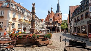 4K Day 1 Michelstadt Germany Medieval Village Alps road trip [upl. by Leber]