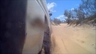 Fraser Island Ngkala Rocks Mitsubishi L300 Express 4x4 4wd [upl. by Dualc]