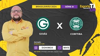 AO VIVO  GOIÁS x CORITIBA 1606 [upl. by Ardell]