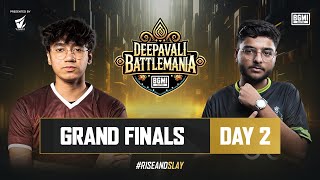 Deepavali BattleMania 2024  HINDI  Grand Finals D2  BGMI  Ft IQOO SouL Carnival 8Bit etc [upl. by Norvan]