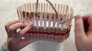 The Whole Process of Making Storage Basket [upl. by Sanyu]