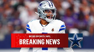 Dak Prescott expected to miss multiple weeks with injured hamstring [upl. by Aicilaana]