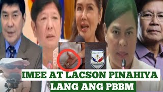 DDS NAG PAKALAT NA NAMAN NG FAKE  IMEE MARCOS PING LACSON PINAHIYA SI PBBM  VP SARAH MAY VIDEO [upl. by Eilzel]