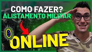 COMO FAZER ALISTAMENTO MILITAR ONLINE  COMO ACOMPANHAR CERTIFICADO DE ALISTAMENTO MILITAR [upl. by Senga]