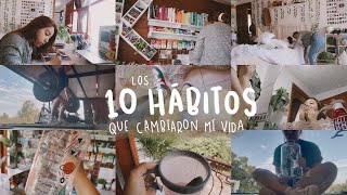 10 HÁBITOS QUE MEJORARON MI VIDA  organización productividad y amor propio 🌿 [upl. by Eillo810]