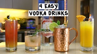 Four Easy Vodka Drinks [upl. by Lehcin]