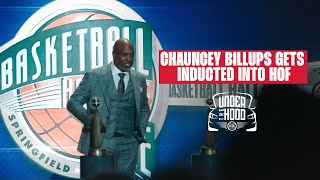 Chauncey Billups Gets Inducted into Naismith Basketball Hall of Fame  Under The Hood Moment [upl. by Colpin]