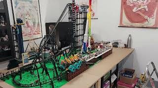 Slow Motion  Vekoma  Tilt Coaster Lego  CDX Blocks [upl. by Annawik536]