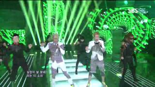 XCROSS Feat김소리 빠담빠담심장이 뛰는 소리 SBS Inkigayo 인기가요 20120429 [upl. by Ygiaf76]