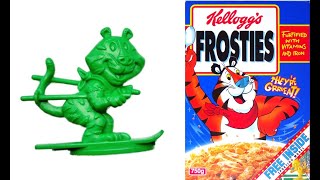 Frosties Sporting Tony Tiger Cereal Toy 1991 [upl. by Anitserp]