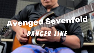 Avenged Sevenfold  Danger Line SOLO Guitar Cover [upl. by Aynatahs]