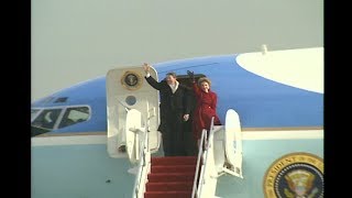 Farewell Ceremony for President Reagan and Nancy Reagan on January 20 1989 [upl. by Elkin]