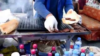 Meat Kebab aka Şiş Köfte  Turkish Street Food [upl. by Elephus]