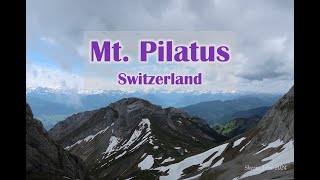 Mount Pilatus Switzerland  Cogwheel Gondola amp Cableway  Swiss Alps  photo and videos  Jun 2024 [upl. by Liuqnoj]