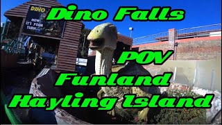 Dino Falls POV  Funland Hayling Island [upl. by Helman]