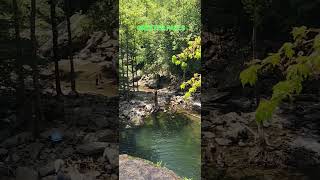 Upper Greeter Falls and top of Greeter Falls at Savage Gulf State Park Tennessee [upl. by Ennyrb]