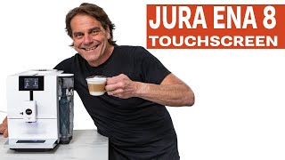 Jura ENA 8 Touchscreen SuperAutomatic Espresso Machine Review [upl. by Lovett486]