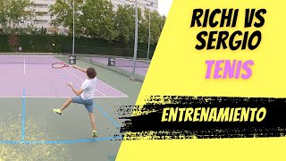 Entrenamiento Tenis  Richi y Sergio Chamoso 06102024 [upl. by Jamnes]