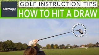 Golf Instruction Tips 7 How to hit a draw and stop shots going right [upl. by Sidonia]