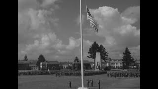 Retreat Ceremony from The Bugle Sounds 1942 [upl. by Twyla744]